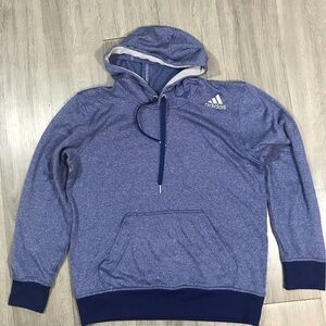 Adidas Men's Blue Ultimate Pull Over Hoodie